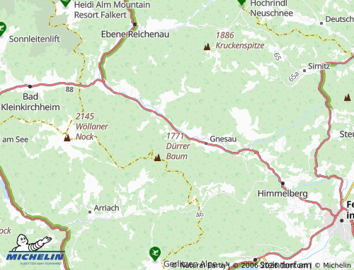 MICHELIN Maitratten map - ViaMichelin