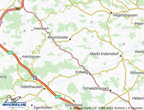 MICHELIN-Landkarte Unterzeitlbach - ViaMichelin