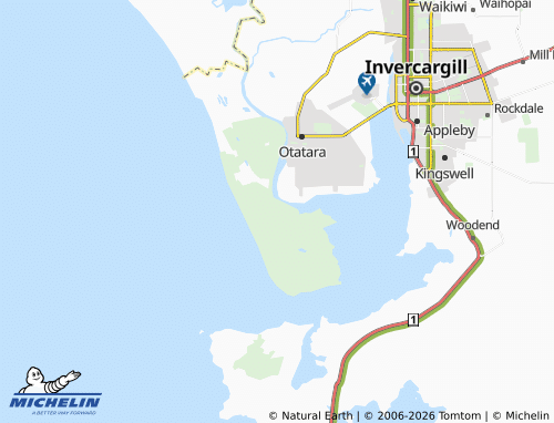 Mapa MICHELIN Sandy Point - ViaMichelin