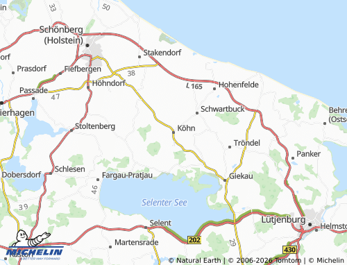 MICHELIN-Landkarte Köhn - ViaMichelin