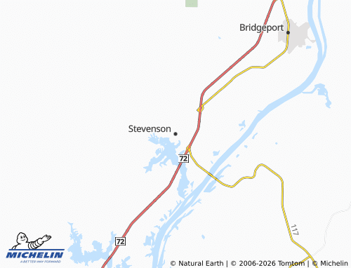 Mappa MICHELIN Stevenson - ViaMichelin