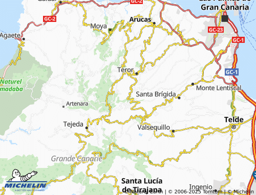 Carte MICHELIN Los Arveiales - ViaMichelin