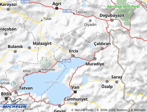 Mapa MICHELIN Erciş - ViaMichelin