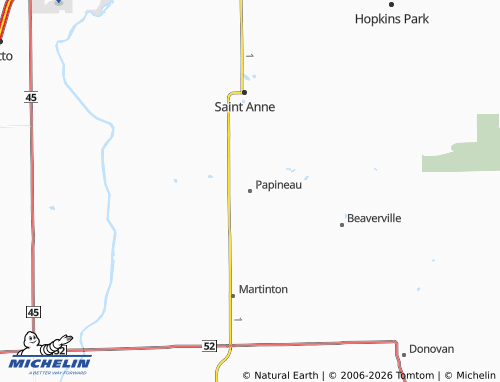 Mappa MICHELIN Papineau - ViaMichelin