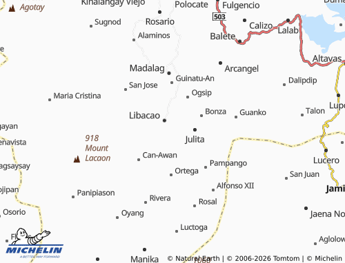 MICHELIN Pinonoy map - ViaMichelin
