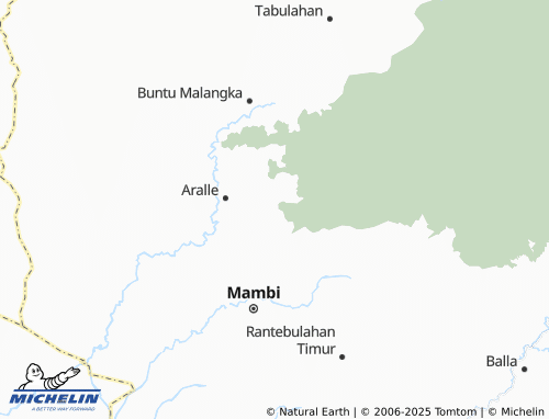 MICHELIN Aralle Timur map - ViaMichelin