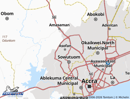 Mappa MICHELIN Asofan - ViaMichelin
