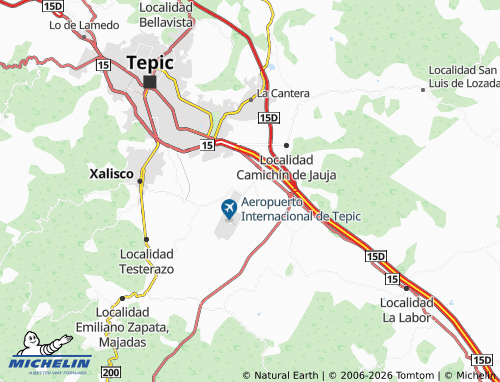MICHELIN Novillero map - ViaMichelin