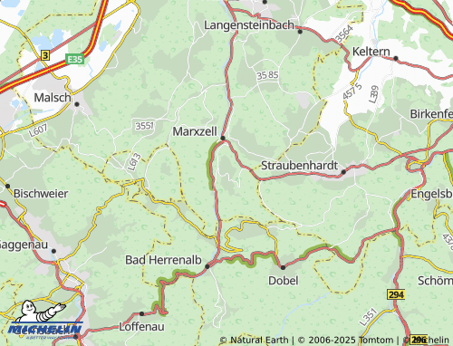 MICHELIN Schielberg map - ViaMichelin