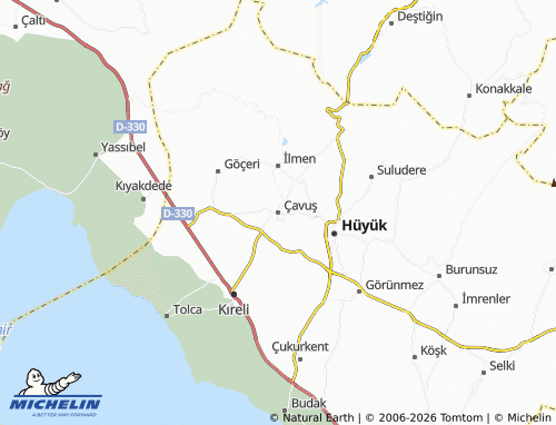 Mapa MICHELIN Çavuş - ViaMichelin