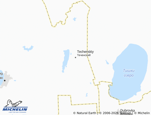 MICHELIN-Landkarte Techenskiy - ViaMichelin