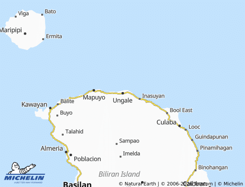 MICHELIN Ungale map - ViaMichelin