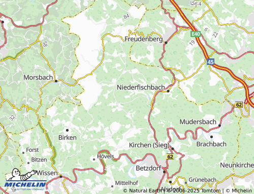 Mapa MICHELIN Würden - ViaMichelin