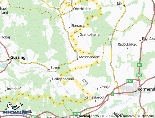 Mappa MICHELIN Moschendorf - ViaMichelin