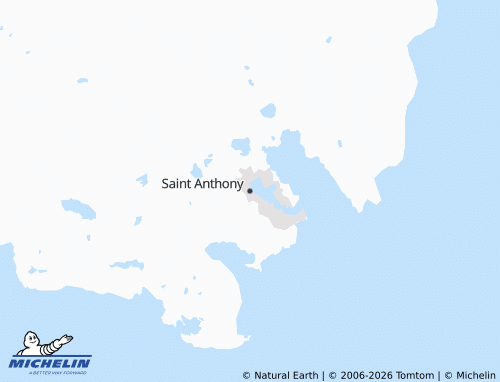 Mapa MICHELIN Saint Anthony - ViaMichelin