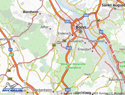 Mapa MICHELIN Hardthöhe - ViaMichelin