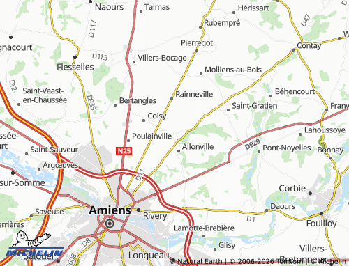 Mappa MICHELIN Cardonnette - ViaMichelin