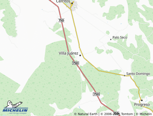 MICHELIN De San Rafael map - ViaMichelin