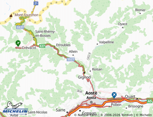 Carte MICHELIN Ayez - ViaMichelin