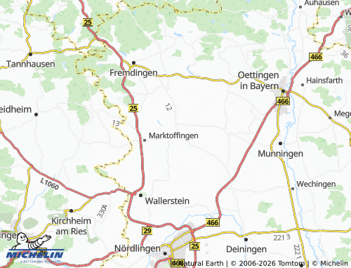 MICHELIN Maihingen map - ViaMichelin