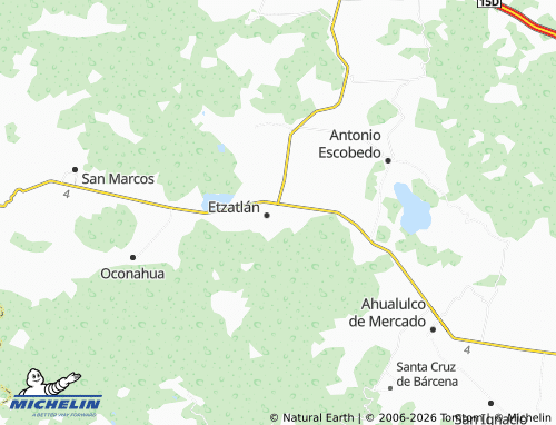 Mappa MICHELIN Carolina Cárdenas - ViaMichelin