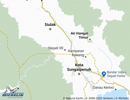 MICHELIN Depati VII map - ViaMichelin