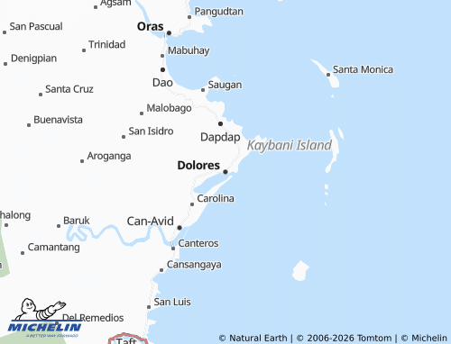 MICHELIN Dolores map - ViaMichelin