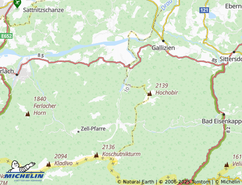MICHELIN-Landkarte Zell-Homölisch - ViaMichelin