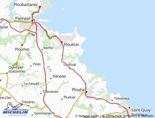 Carte MICHELIN Bréhec - ViaMichelin