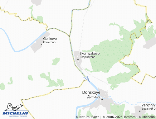 MICHELIN Skornyakovo map - ViaMichelin