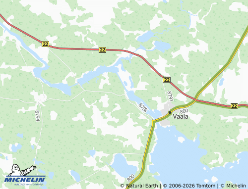 Carte MICHELIN Jylhämä - ViaMichelin