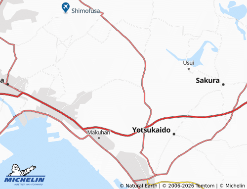 Mappa MICHELIN Yachiyodai - ViaMichelin