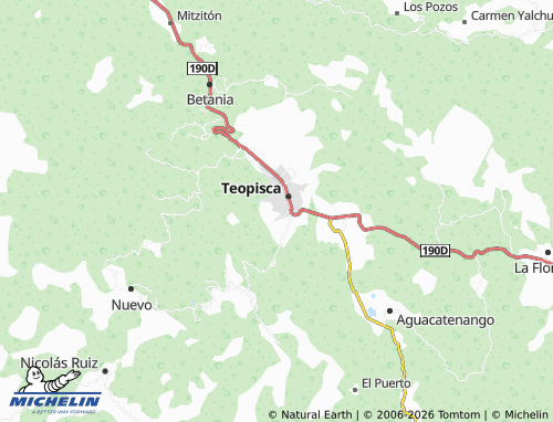 MICHELIN Ampliación del Rastro map - ViaMichelin