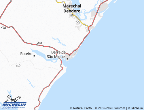 MICHELIN Quebra Cachimbo map - ViaMichelin