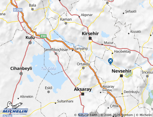 MICHELIN Ağaçören map - ViaMichelin