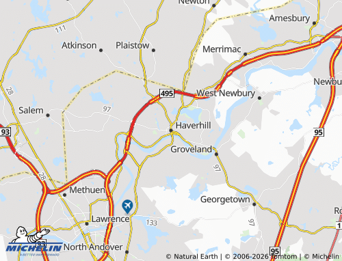 Mappa MICHELIN Haverhill - ViaMichelin