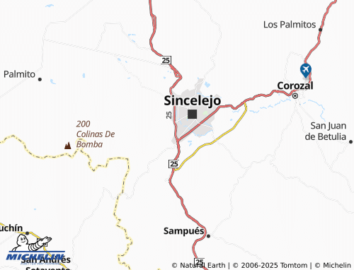 MICHELIN Estadio map - ViaMichelin