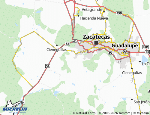 Mappa MICHELIN Popular Boquillas - ViaMichelin
