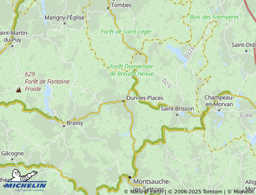 MICHELIN L'Huis Gillot map - ViaMichelin