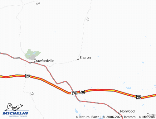 Mappa MICHELIN Sharon - ViaMichelin