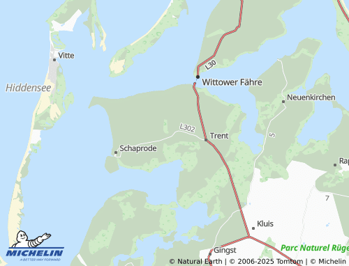Mapa MICHELIN Granskevitz - ViaMichelin