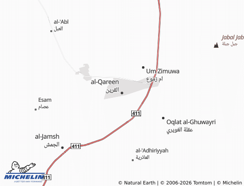 Carte MICHELIN al-Qareen - ViaMichelin