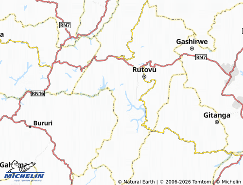 Mappa MICHELIN Rwamabuye - ViaMichelin