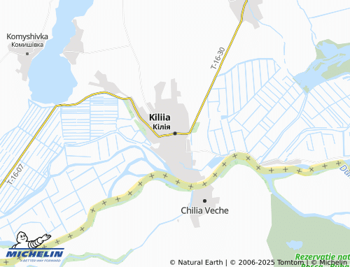 MICHELIN Kiliia map - ViaMichelin