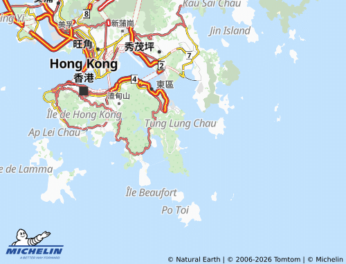 Kaart MICHELIN taai long waan - ViaMichelin