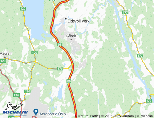 MICHELIN Hjera map - ViaMichelin