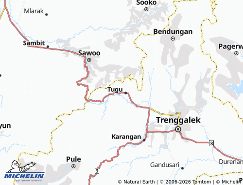 MICHELIN-Landkarte Dermosari - ViaMichelin