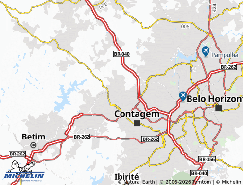 Mapa MICHELIN Chácaras Califórnia - ViaMichelin
