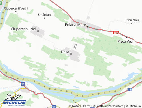 Mappa MICHELIN Desa - ViaMichelin