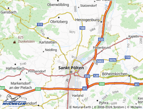 MICHELIN Weitern map - ViaMichelin